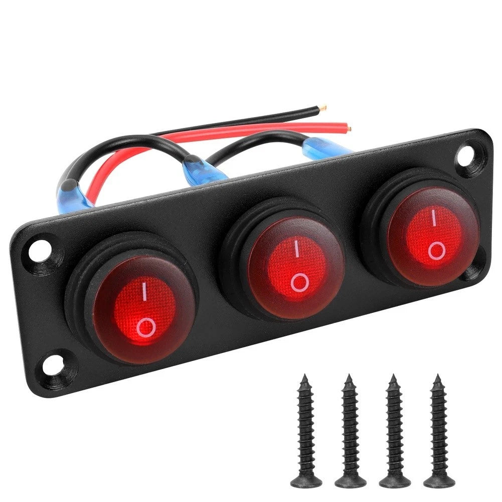 12V Marine Control Toggle Switch for Boat (12V DC Compatibility)
