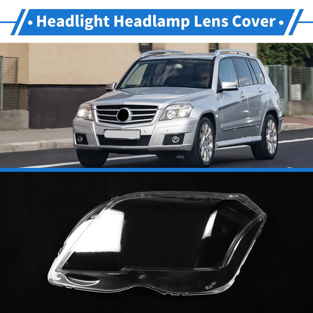 1 Pcs Headlight Lens Cover Front Left for Mercedes Benz GLK (2009–2012)
