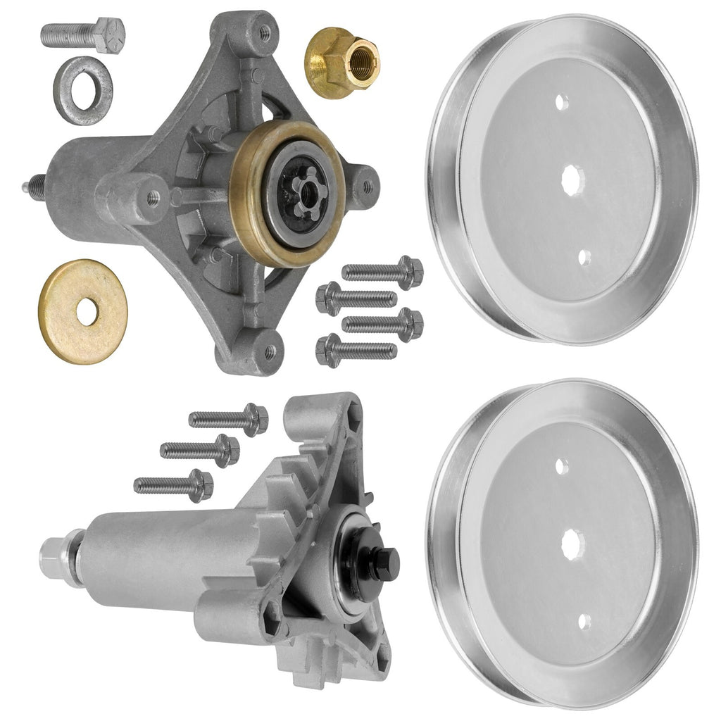 Deck Spindle and Pulley Replacement for Husqvarna TC138 (1997–2010)