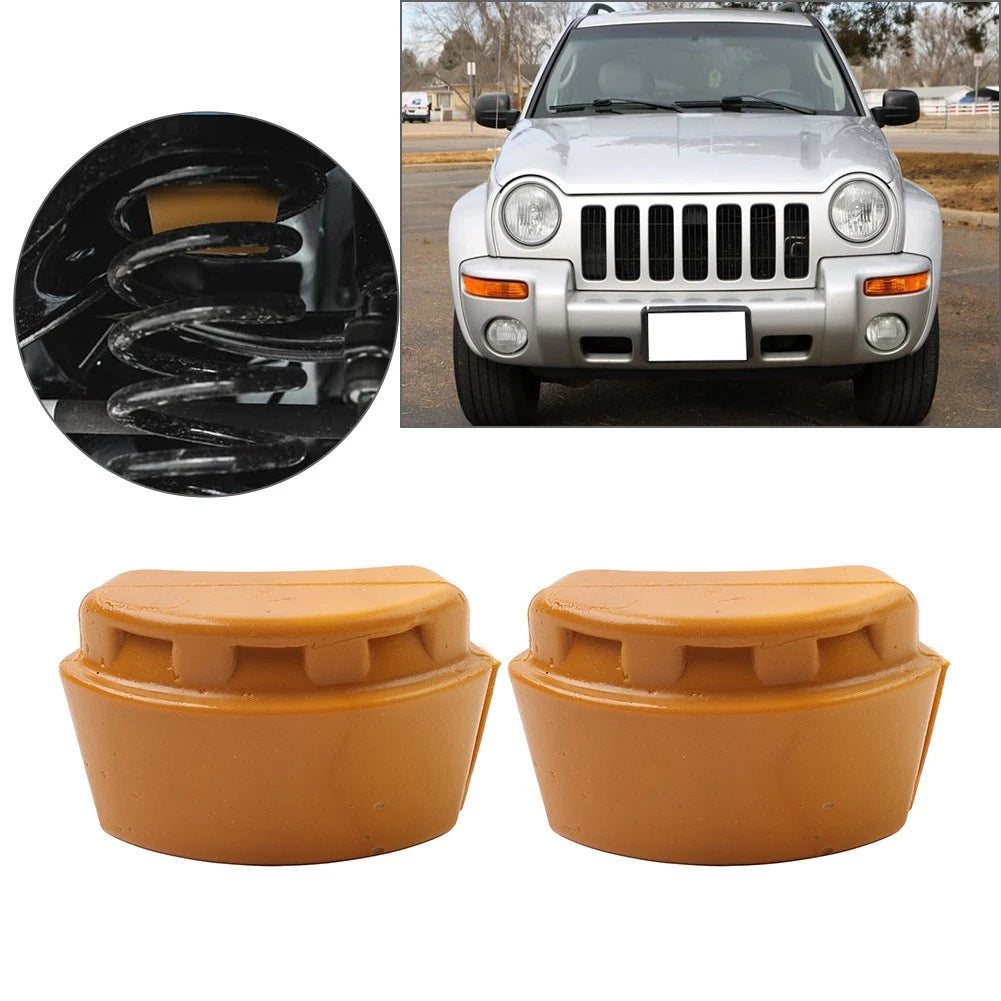2pcs Front Upper Jounce Bumper Shock Bump Stop For Jeep Liberty KJ 2002-2007