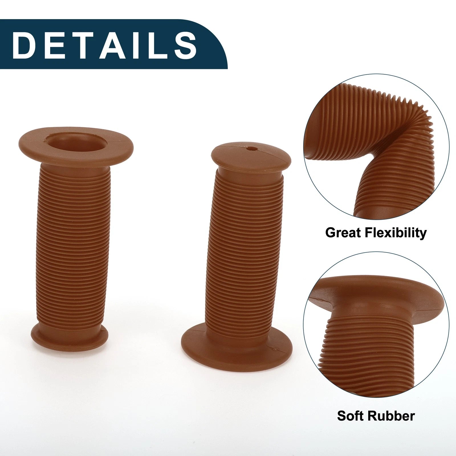 Bike Handlebar Grip Covers 85mm Lightweight Protection for MTB (Pair)