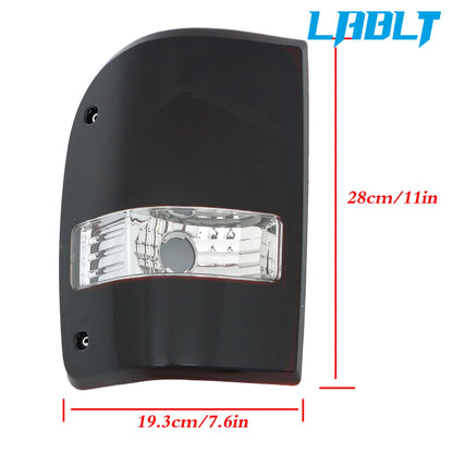Set of 2 Dark Smoked Tail Lights for Ford Ranger (2001–2011)