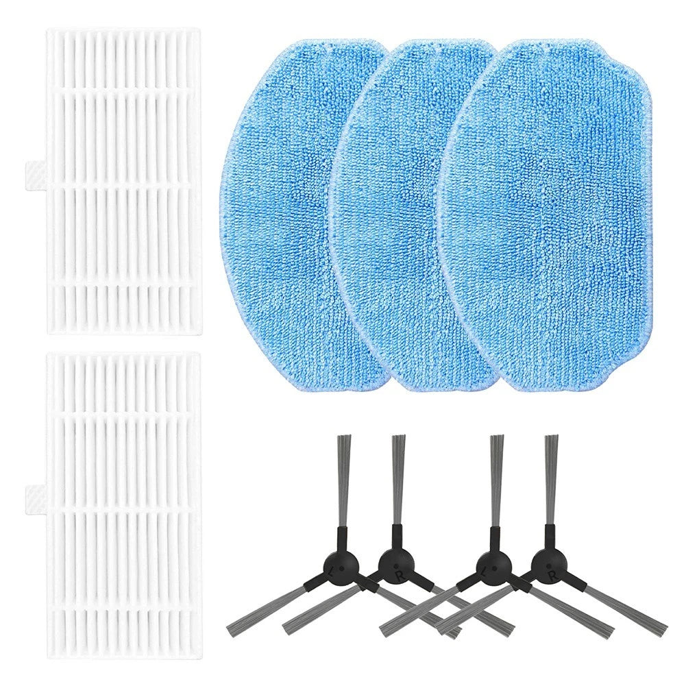 Complete Replacement Kit for BR151 Robots (Side Brushes, HEPA Filters, Mop)