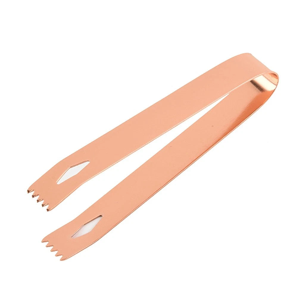 304 Stainless Steel Ice Tongs for Kitchen Use - Rose Gold Finish
