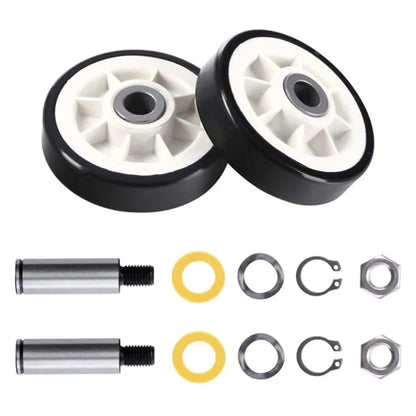 2Pcs Dryer Roller Wheel Drum Support Kit for Maytag (303373K)
