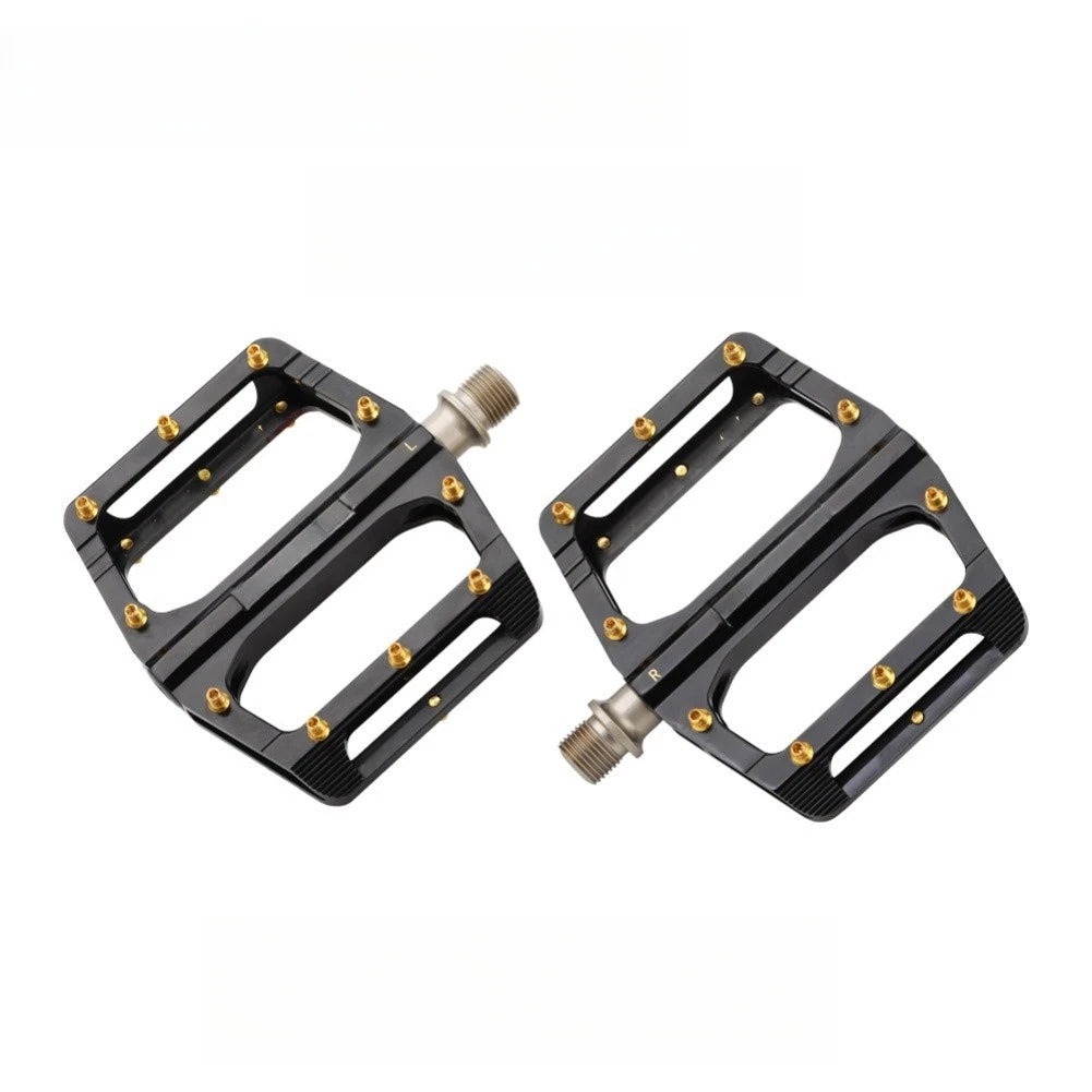 Aluminum Alloy Pedals with Anti Slip Spikes for Road and Folding Bikes