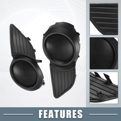 Fog Light Grille Cover Left Right Replacement for Toyota Sienna (2011–2020)
