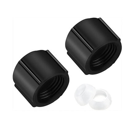 2X Low Point Drain Seals and Caps for RV/Camper (1/2" Hot & Cold Water Lines)