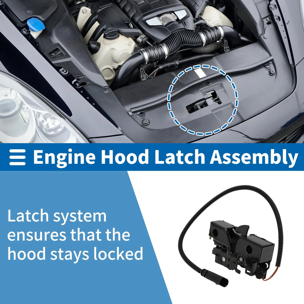 Hood Latch Assembly for Volkswagen e-Golf (2015–2018)