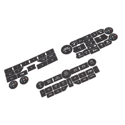 Button Repair Decals for SAAB 3rd Gen Protects Labels from Wear and Tear