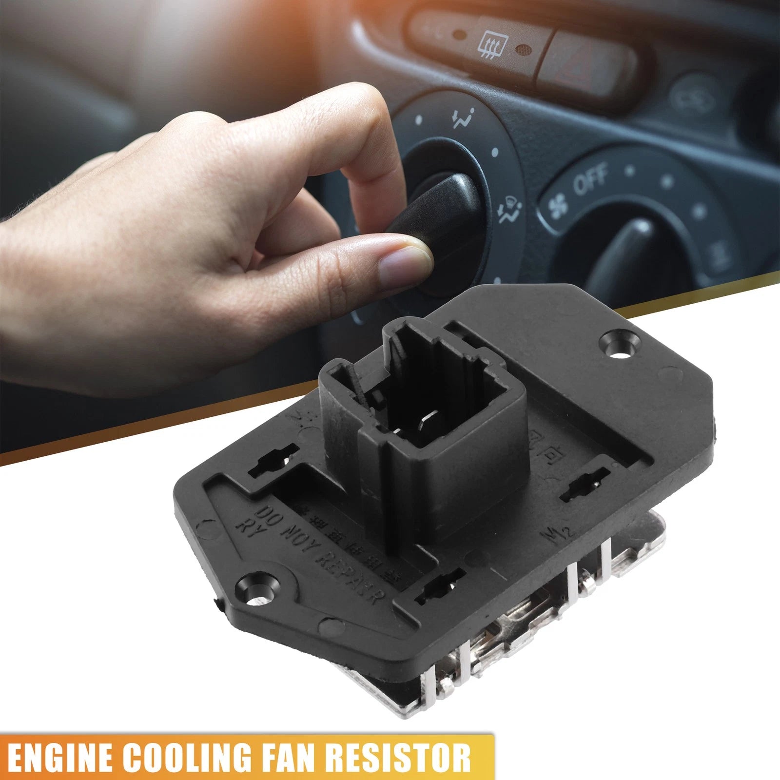 HVAC Blower Motor Resistor Replacement for Dodge Ram 2500 3500 (2010–2018)