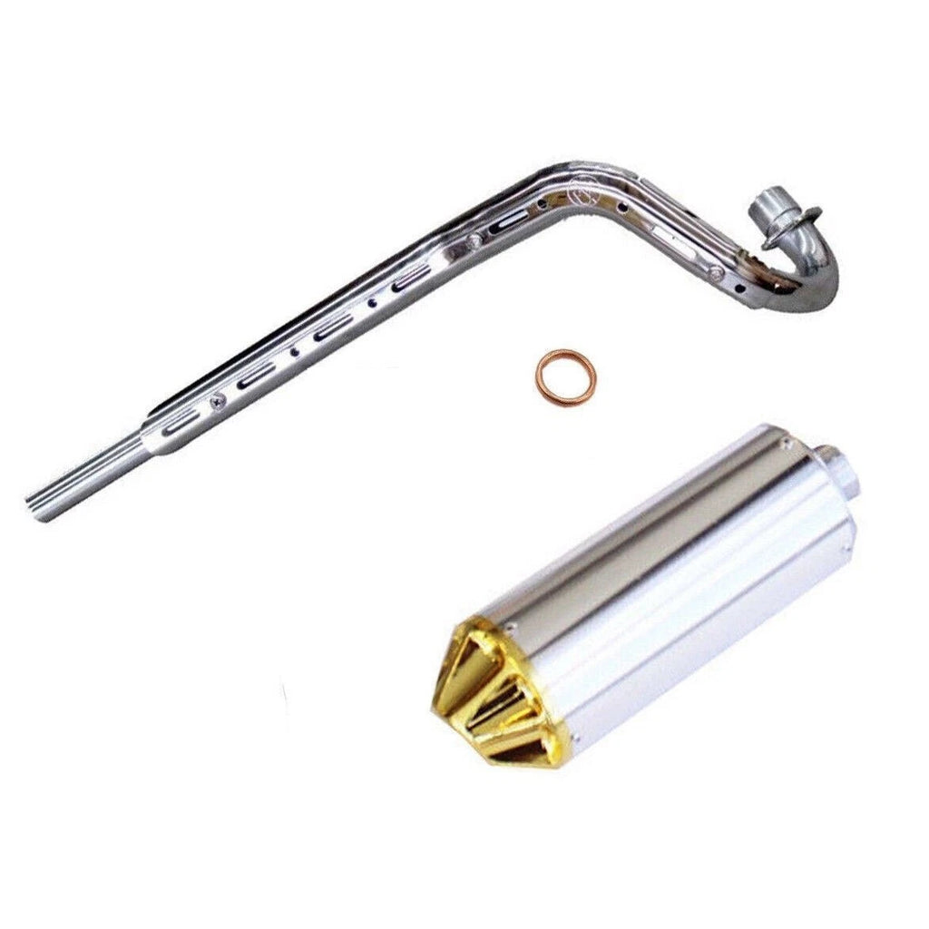 Exhaust Pipe Muffler System for PIT PRO Dirt Bike (90cc–140cc)