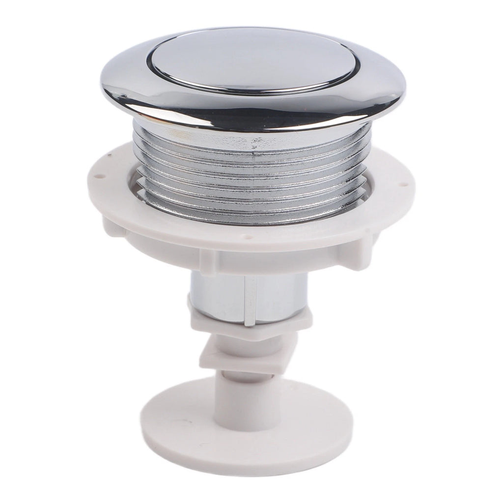 Toilet Flush Button 55mm ABS Compact Single Button with Bracket Option
