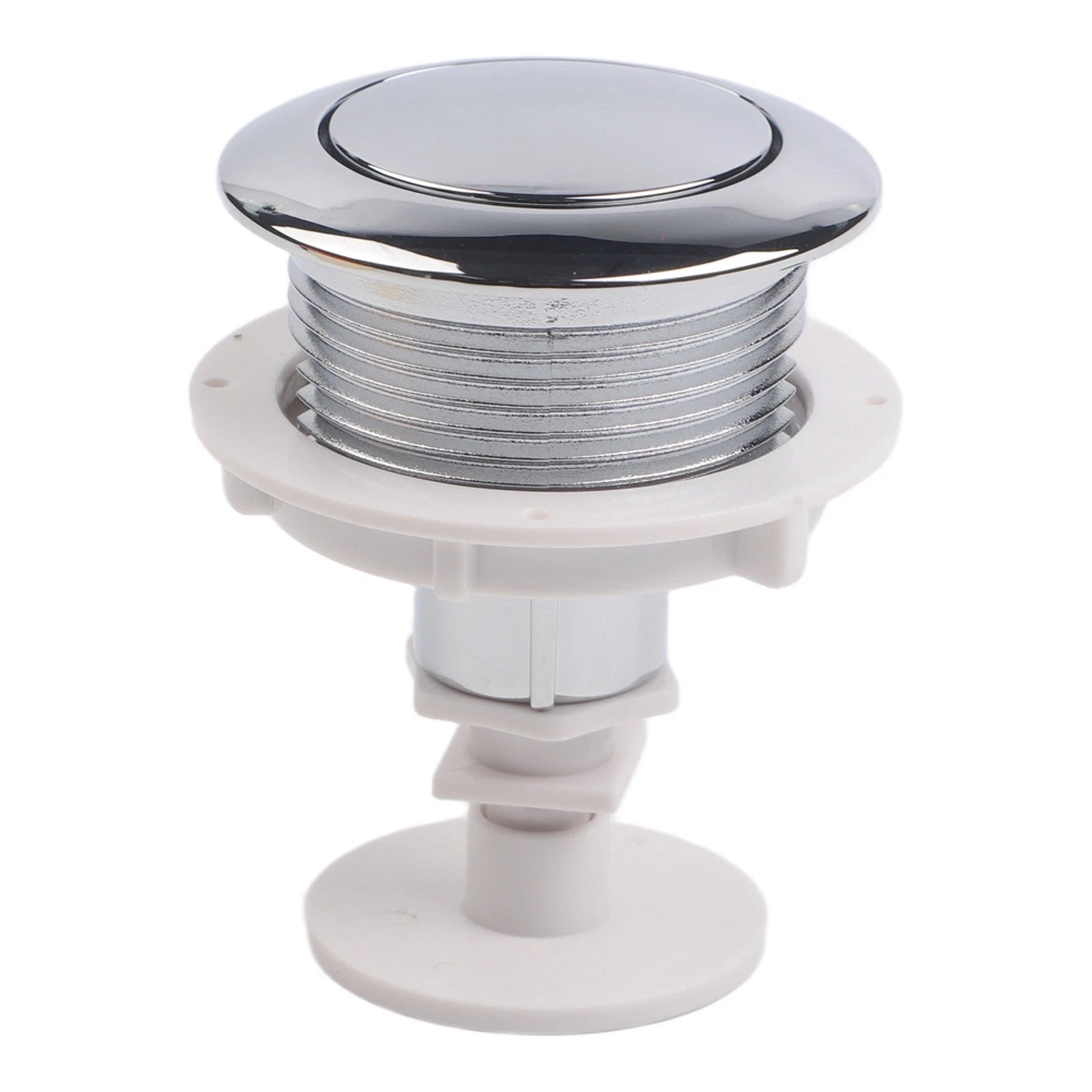 Toilet Flush Button 55mm ABS Compact Single Button with Bracket Option