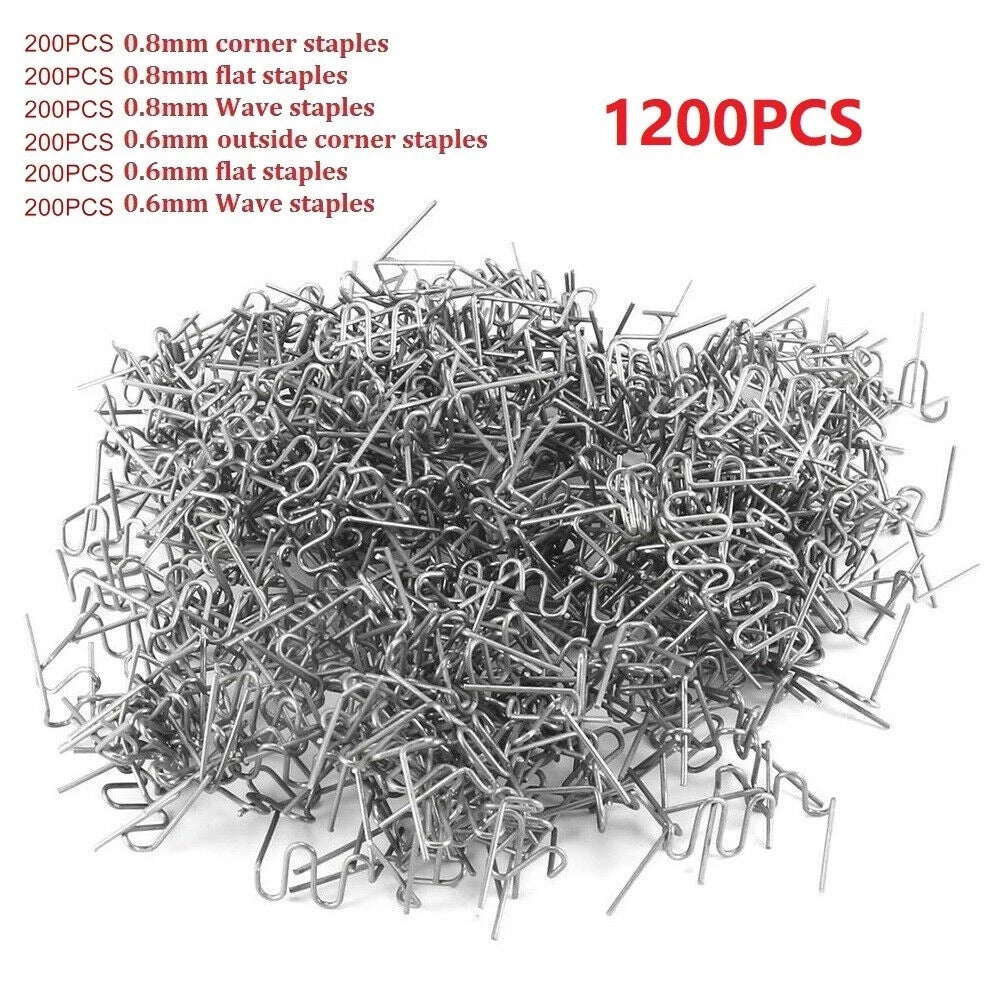 1200x Hot Stapler Staples for Plastic Welder/Car Bumper Repair Kit