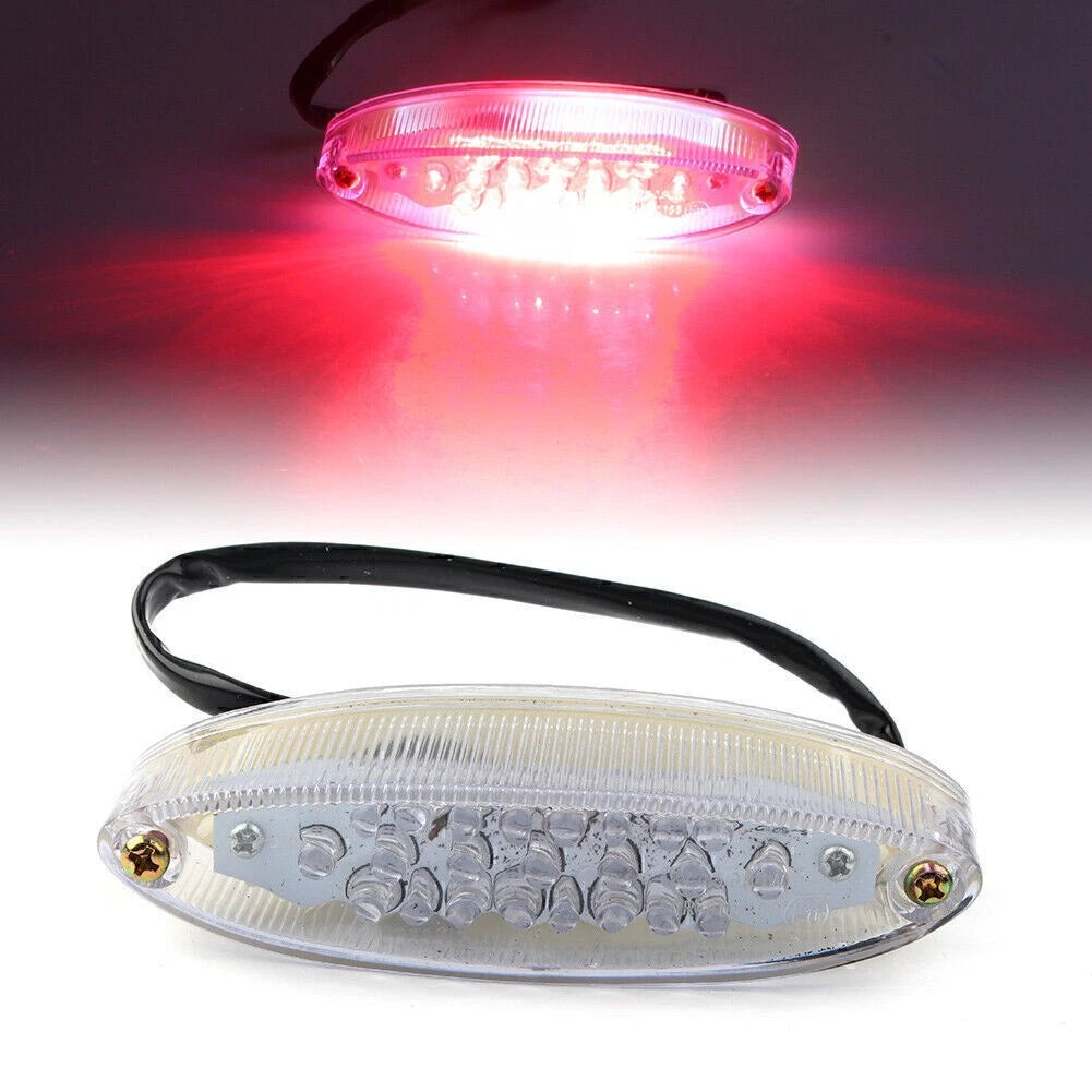 Clear Tail Lights for Motorcycle Quad ATV (Universal)