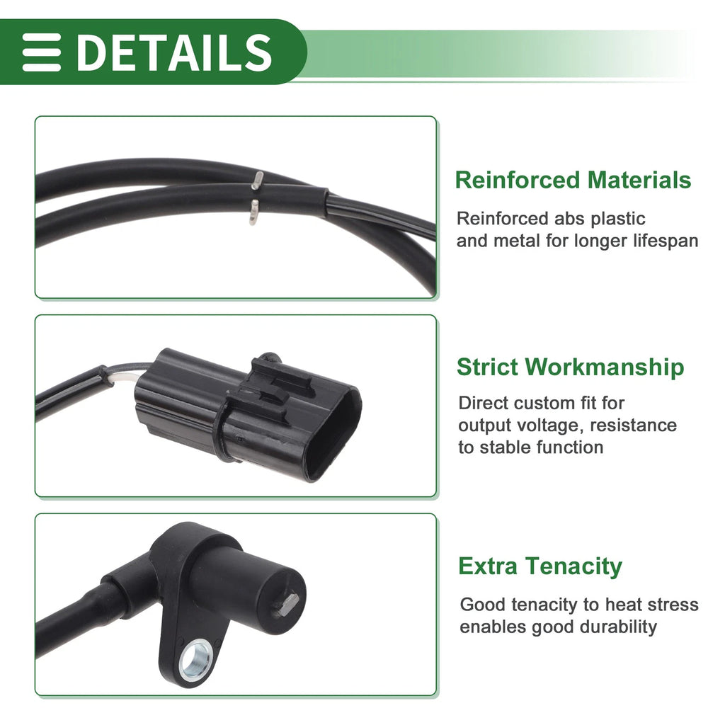 ABS Wheel Speed Sensor Replacement for Mitsubishi Montero Front Left (2007–2024)