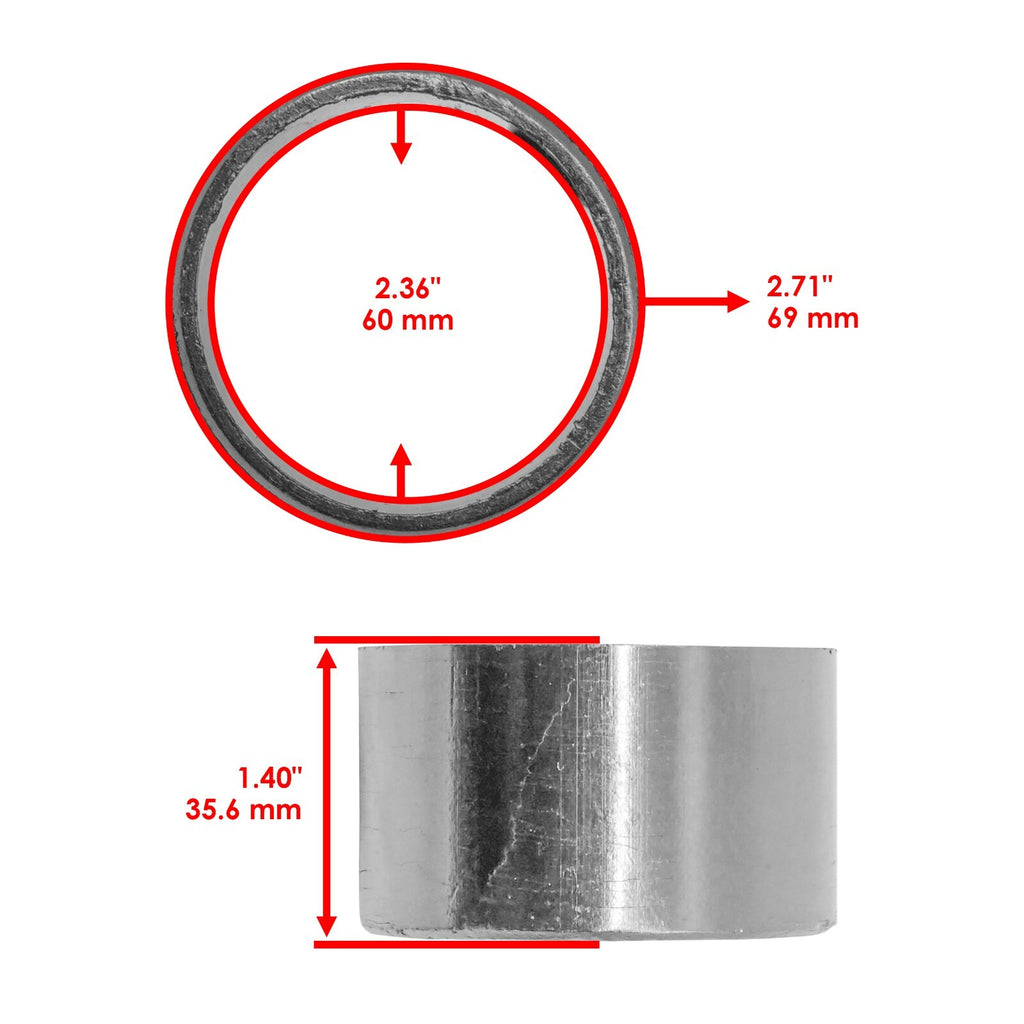 Exhaust Muffler Pipe Connector Gasket for Yamaha (2000–2019)