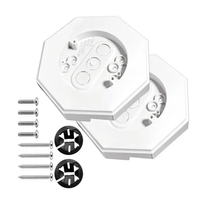 Mounting Blocks Kit for Vinyl Siding (2 Pieces) with Connectors and Screws