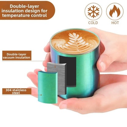 Double-layer Handleless Cup - Lightweight & Portable