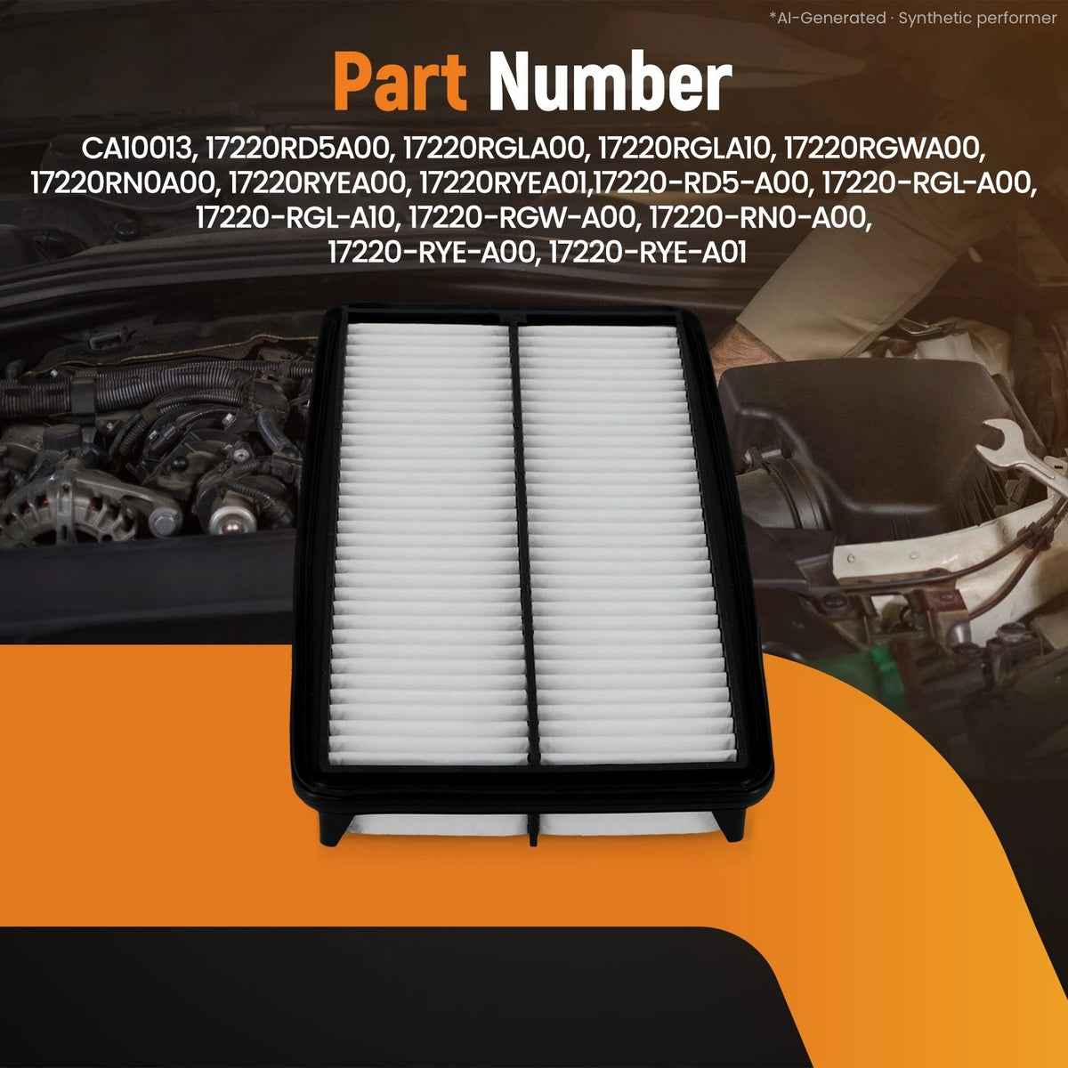 Air Filter 17220RYEA00 for Honda Odyssey/Pilot Acura MDX (2005–2015)