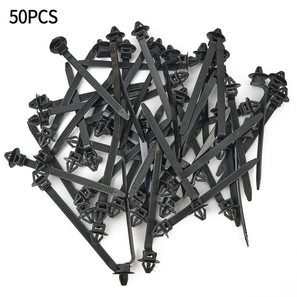 50pcs Zip Strap Kit for Universal Use (Nylon Fasteners)
