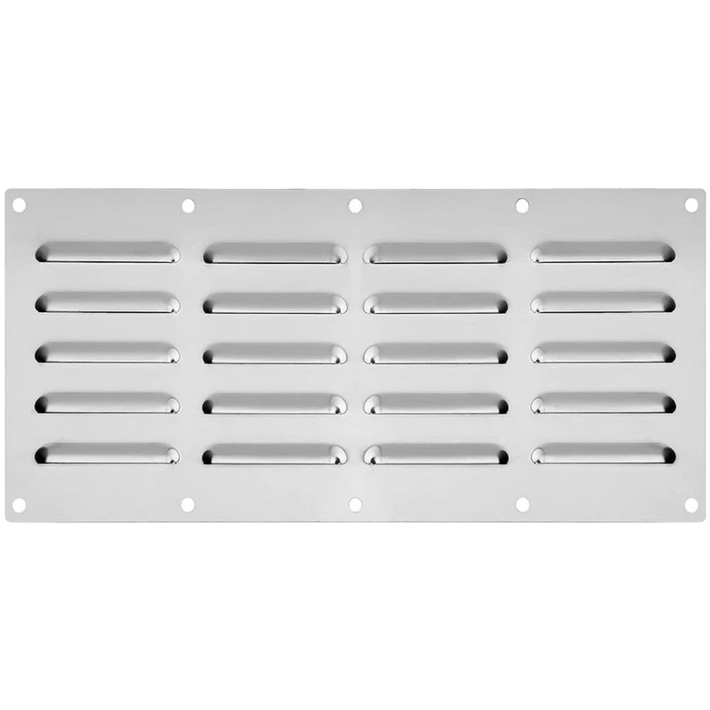 Stainless Steel Grill Vent Panel for Outdoor Kitchen (38 x 16.5 x 0.4cm)