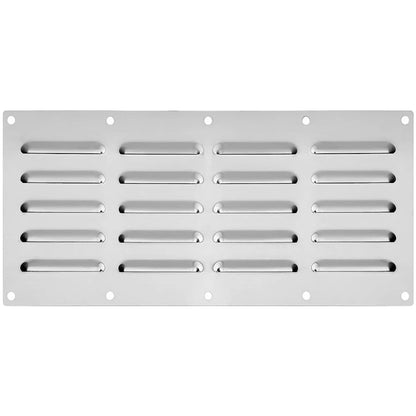 Stainless Steel Grill Vent Panel for Outdoor Kitchen (38 x 16.5 x 0.4cm)