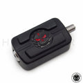 Black Skull Skeleton Head Shift Peg Cover for Harley Davidson