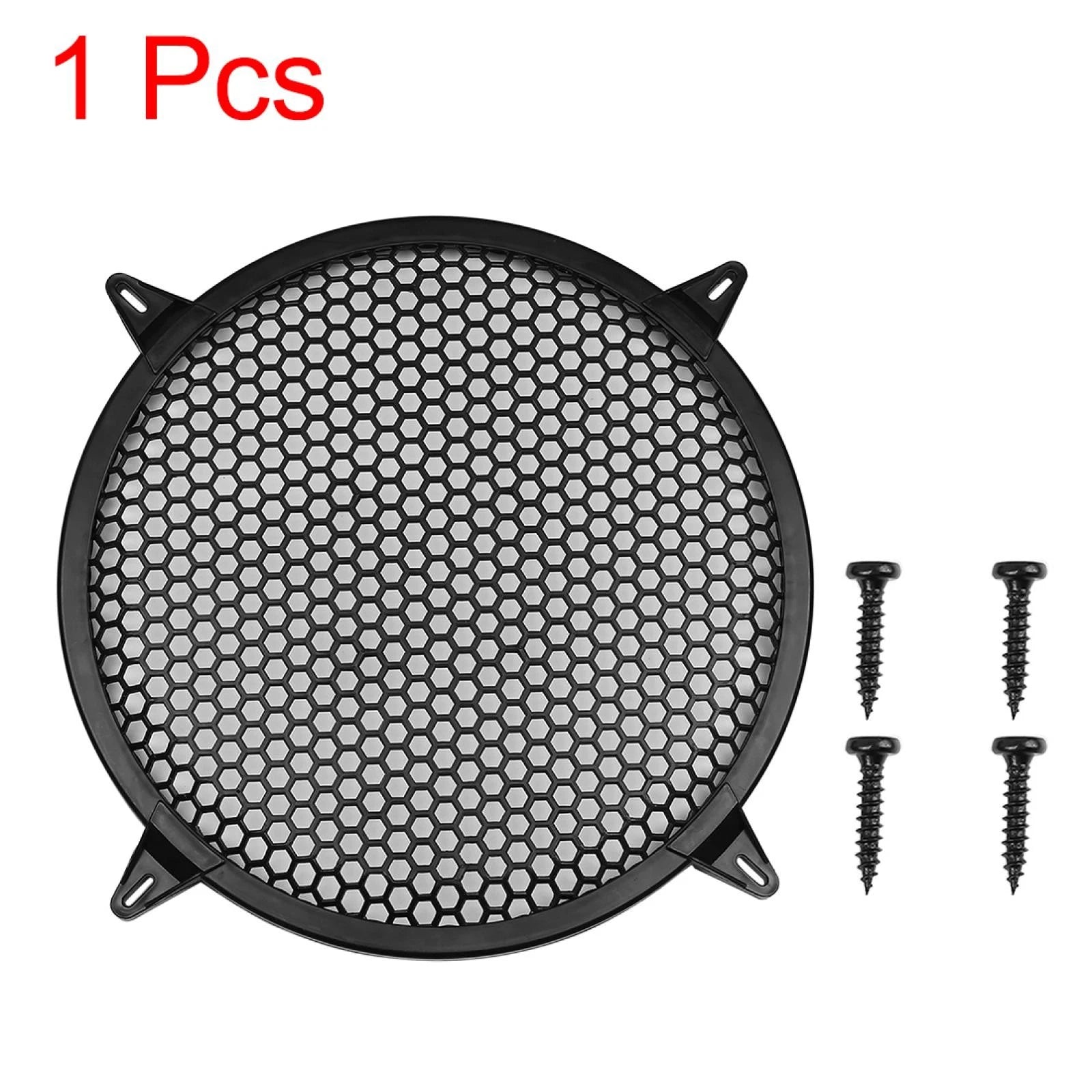 12" Black Speaker Cover Mesh for Car Subwoofer (Universal Fit)