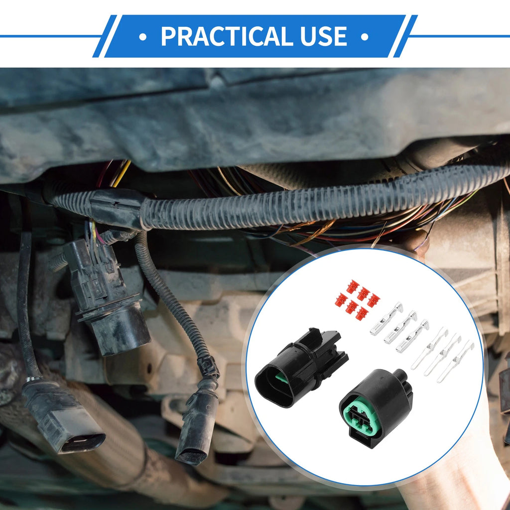 3 Pin Sensor Connector Plug Replacement for Hyundai Kia (1 Set 2010–2024)