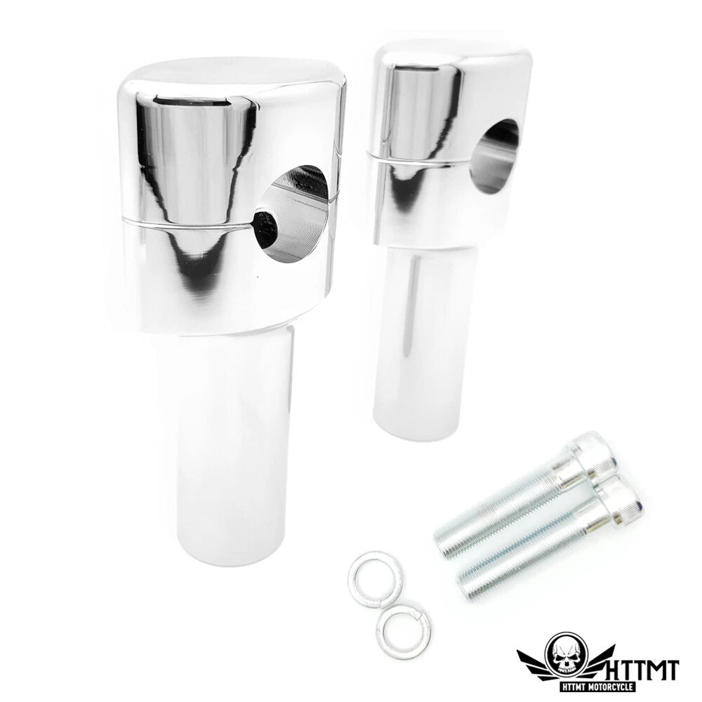 1" Mounting Handlebar Riser Clamp for Harley Bobber Chopper