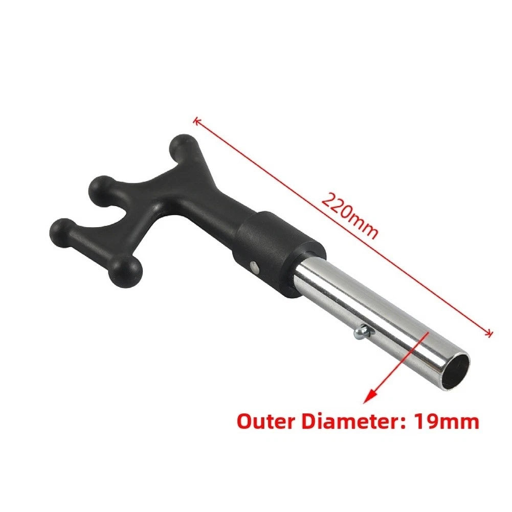 Telescopic Boat Hook for Small Vessel Mooring Operations (22.0 x 1.9cm)