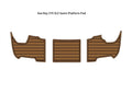 Swim Platform Pad for Sea Ray 270 SLX (2010–2023) EVA Foam Faux Teak