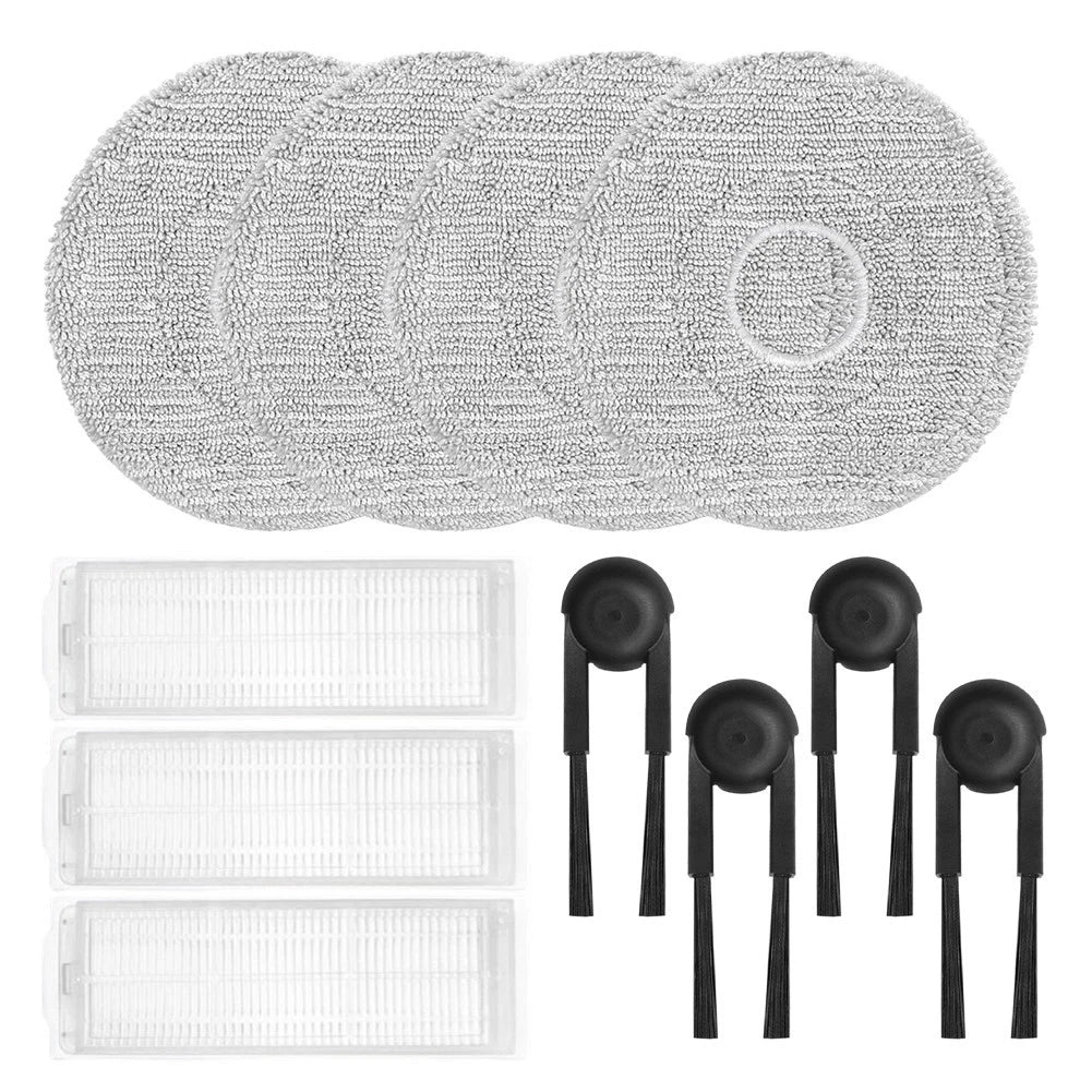 Replacement Side Brush Filter Mop Cloths Kit for Xiaomi S40 Pro (2021–2023)