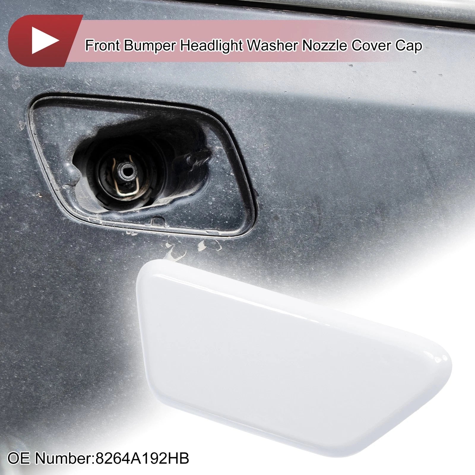 Front Right Washer Nozzle Cover Cap for Mitsubishi Outlander XL (2013–2015)