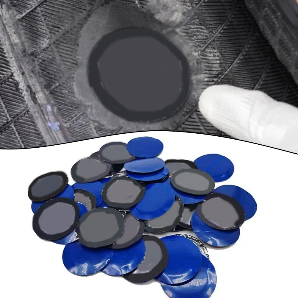 50 PCS Rubber Tyre Patches for Cars (Universal Fit)
