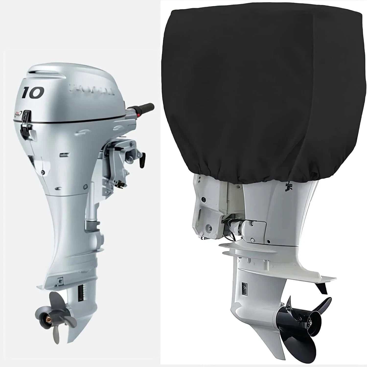 Outboard Motor Cover for 100-150HP Engines (Waterproof, Heavy-Duty)