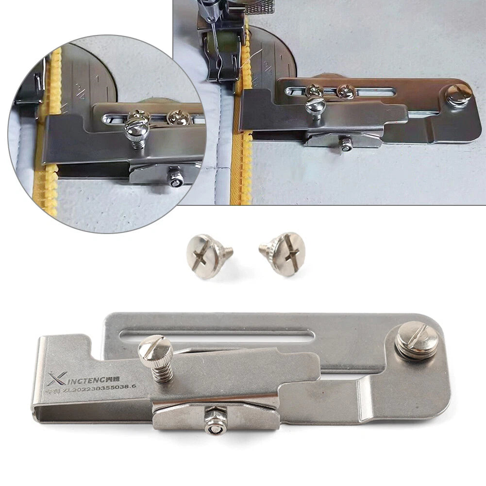 Zipper Clip Gauge Sewing Aid for Industrial Sewing Machine