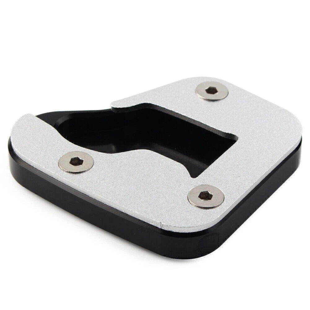 Kickstand Side Stand Extension Plate Pad for Suzuki Hayabusa (2008–2020) Silver