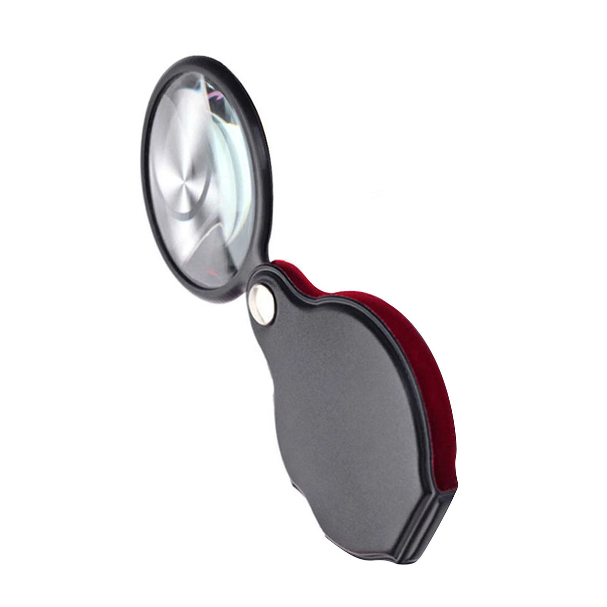 10X Mini Folding Magnifying Glass Loupe for Pocket Reading Tool