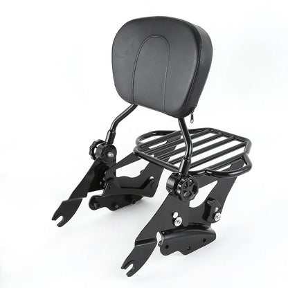 Sissy Bar Luggage Rack & Docking for Harley Touring (2009–2013)