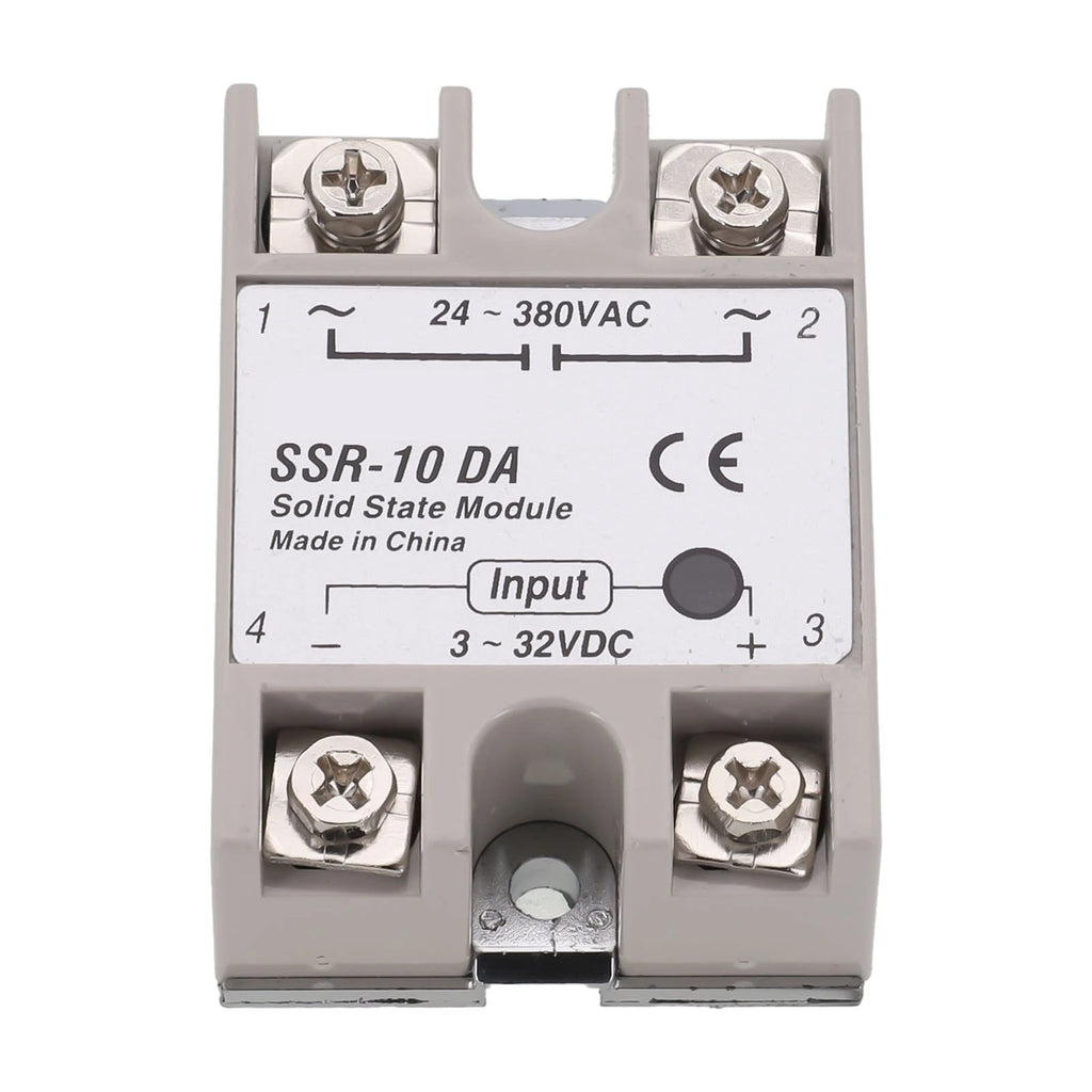 SSR10DA Solid State Relay 10A for DC 332V to 24380V AC Control