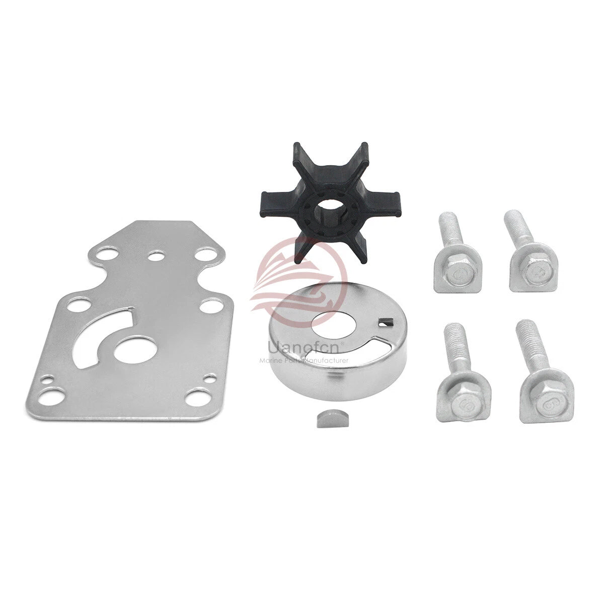 Water Pump Impeller Repair Kit for Yamaha F9.9 F15 T9.9 (Repl 63V-W0078-00-00)