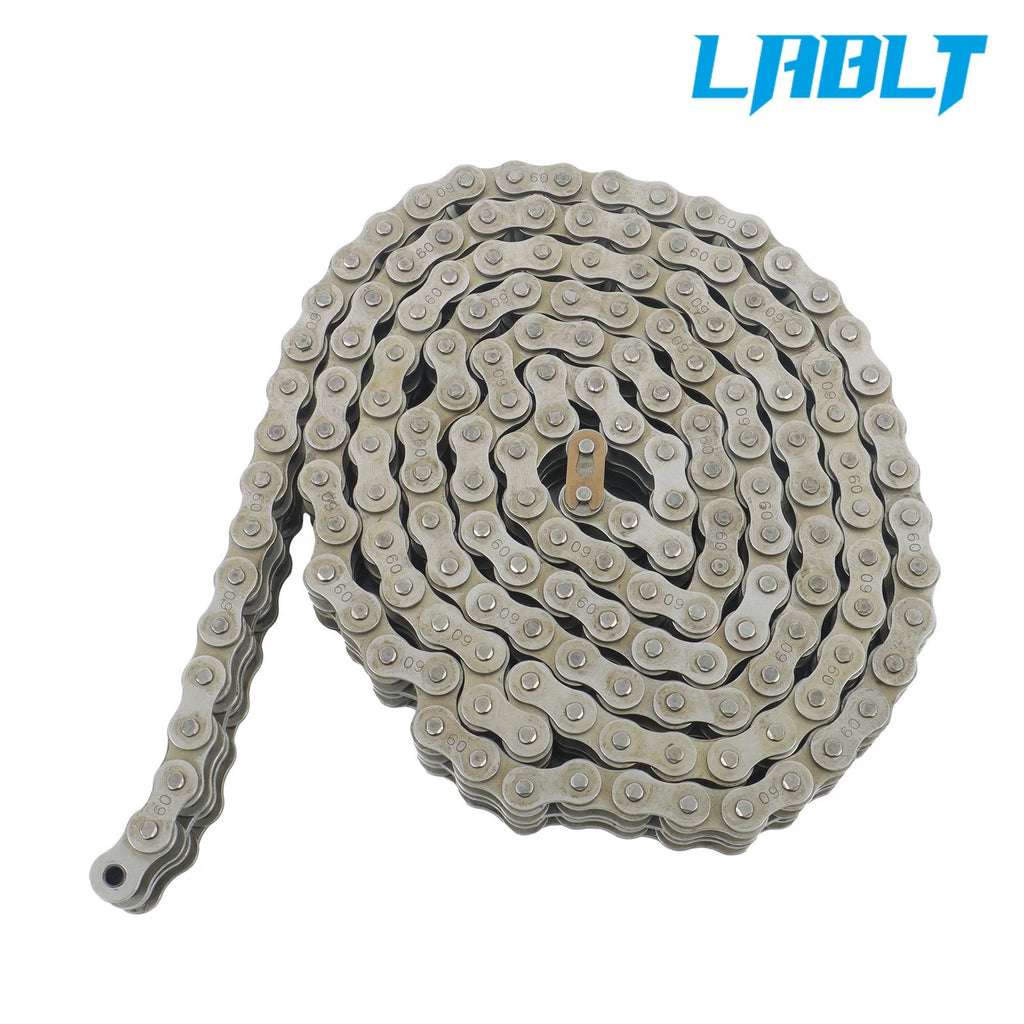 1PC Double-Row Chain 10ft w/2 Connecting Links 0.75" Pitch for LABLT
