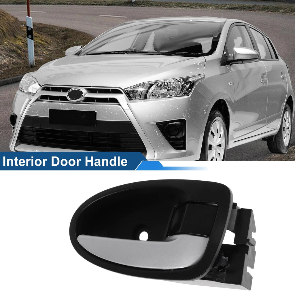 Front Driver Side Interior Door Handle for Toyota Yaris (2008–2013) Black Chrome