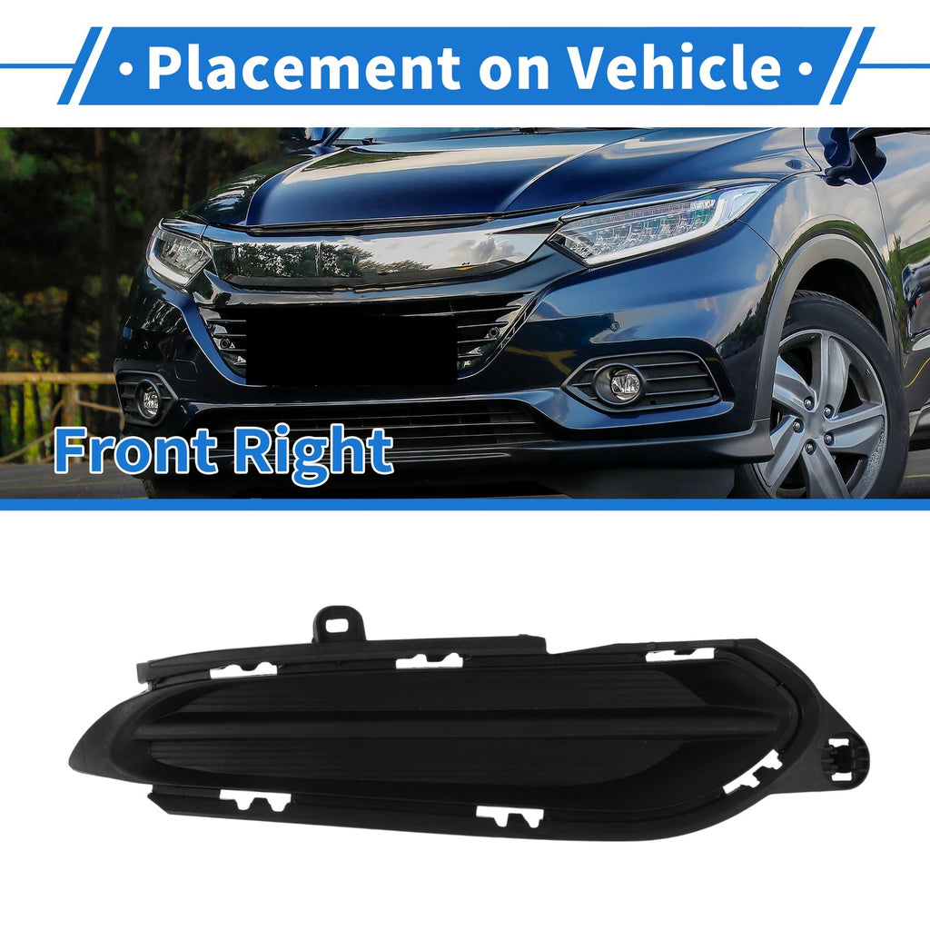 Front Right Fog Light Grill Replacement for Honda HR-V (2016–2018)