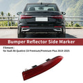 Rear Right Outer Side Bumper Reflector Replacement for Audi A6 Quattro C8 (2019–2022)