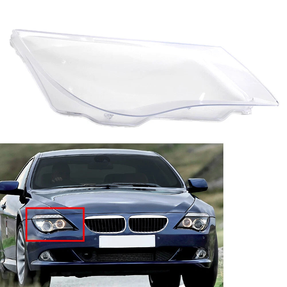 Headlight Lens Cover for BMW 6 Series E63 E64 M6 (2008–2010)