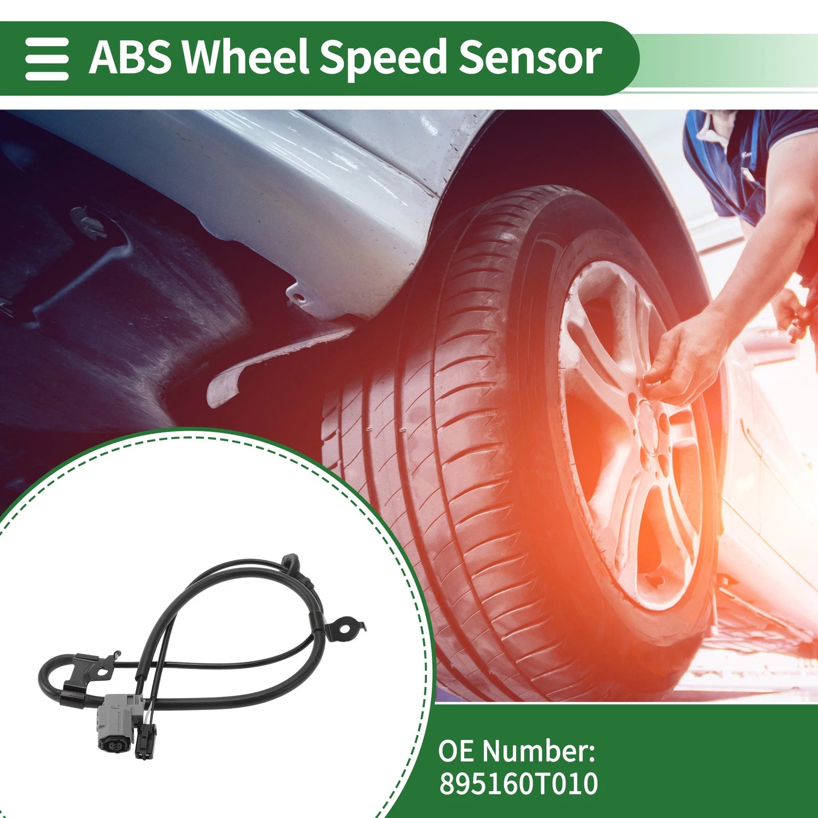 ABS Wheel Speed Sensor Replacement for Toyota Venza (2009–2015)